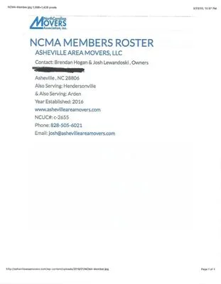 Asheville Area Movers LLC photo 2